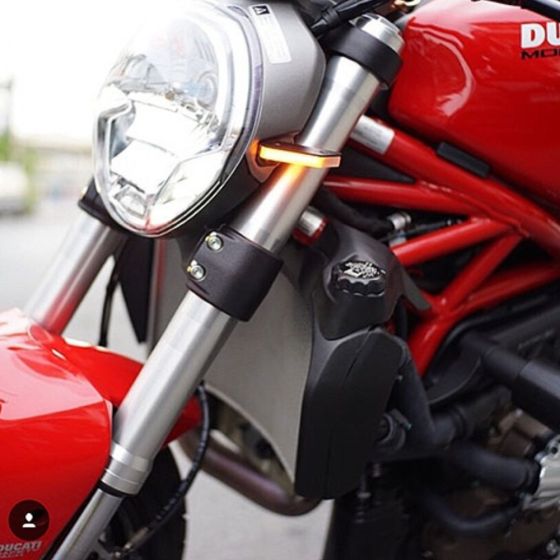 Buy New Rage Cycles Ducati Monster 696 Front Turn Signals by New Rage Cycles for only $144.95 at Racingpowersports.com, Main Website.