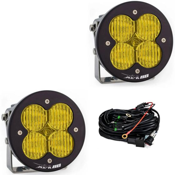 Buy Baja Designs LED Lt Pods Baja Amber Lens Wide Corner Pattern Pair XL R 80 Series by Baja Designs for only $836.95 at Racingpowersports.com, Main Website.