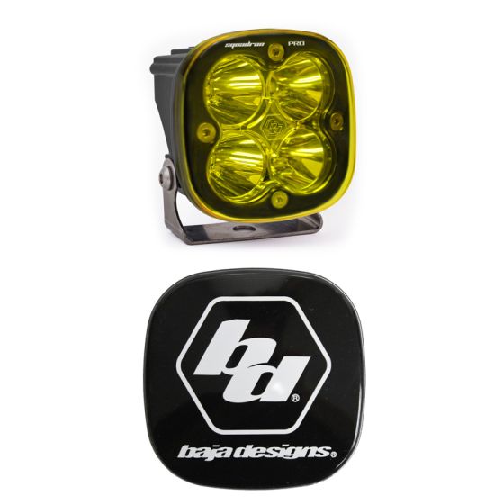 Buy Baja Designs Squadron Pro LED Spot Amber Light Kit & Rock Guard Black by Baja Designs for only $235.90 at Racingpowersports.com, Main Website.