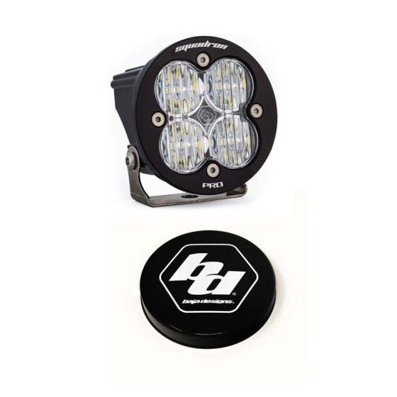 Buy Baja Designs Squadron-R Pro LED Wide Cornering Light Kit & Rock Guard Black by Baja Designs for only $224.90 at Racingpowersports.com, Main Website.