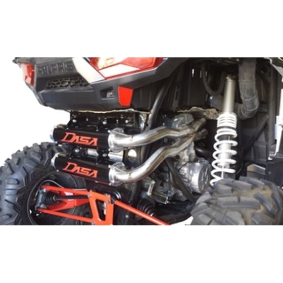 Buy Dasa Exhaust Full System Polaris RZR XP 1000 2014 Black/Brush/Red by Dasa Racing for only $864.45 at Racingpowersports.com, Main Website.