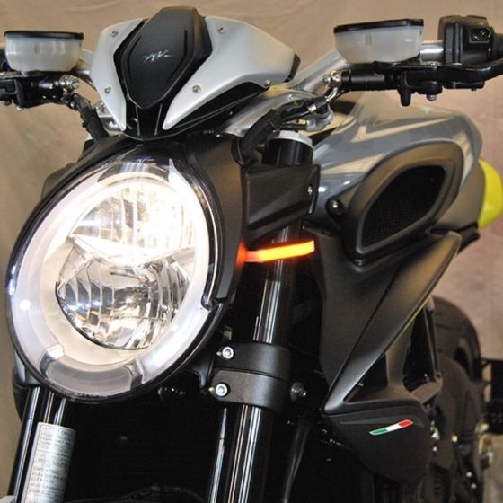 Buy New Rage Cycles MV Agusta Dragster 800 2019-Present Front Turn Signals by New Rage Cycles for only $115.00 at Racingpowersports.com, Main Website.