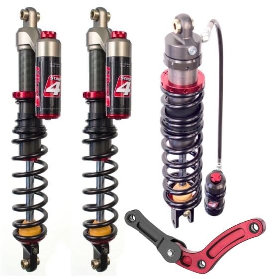 Buy ELKA Suspension STAGE 4 FRONT & REAR Shocks + LINKAGE HONDA TRX450R 2006-2013 by Elka Suspension for only $4,531.88 at Racingpowersports.com, Main Website.