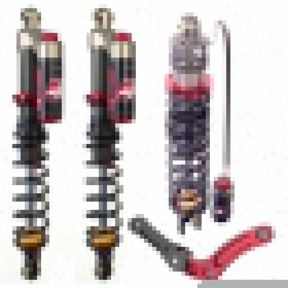 Buy ELKA Suspension STAGE 4 FRONT & REAR Shocks + LINKAGE HONDA TRX450R 2004-2005 by Elka Suspension for only $4,531.88 at Racingpowersports.com, Main Website.