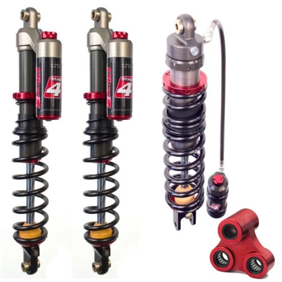 Buy ELKA Suspension STAGE 4 FRONT & REAR Shocks + LINKAGE YAMAHA YFZ450 2006-2012 by Elka Suspension for only $4,372.50 at Racingpowersports.com, Main Website.