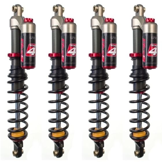 Buy ELKA Suspension STAGE 4 FRONT & REAR Shocks POLARIS OUTLAW 525 IRS by Elka Suspension for only $3,900.00 at Racingpowersports.com, Main Website.