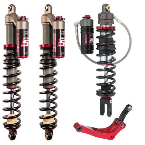 Buy ELKA Suspension STAGE 5 FRONT & REAR Shocks + LINKAGE YAMAHA BANSHEE 350 87-2012 by Elka Suspension for only $4,825.00 at Racingpowersports.com, Main Website.