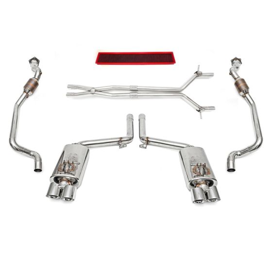 Buy Fabspeed Porsche 970 Panamera Turbo/Turbo S Performance Package 10-16 Chrome by Fabspeed for only $10,821.95 at Racingpowersports.com, Main Website.