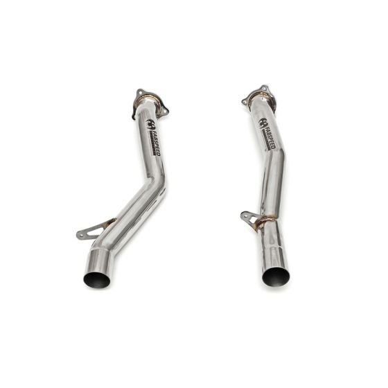 Buy Fabspeed Porsche 958.2 Cayenne Turbo/Turbo S Secondary Catbypass Pipes 2015+ by Fabspeed for only $1,139.95 at Racingpowersports.com, Main Website.