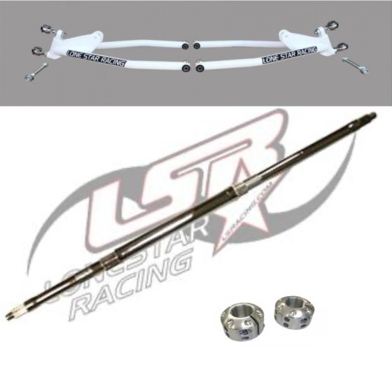 Buy Lonestar Racing LSR +3 Suspension A-Arms +6 Axle Locknuts Kit Polaris RZR 170 by LoneStar Racing for only $1,419.00 at Racingpowersports.com, Main Website.