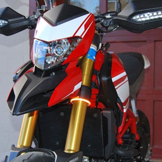 Buy New Rage Cycles Rage360 Universal Street Bike Turn Signals 41mm by New Rage Cycles for only $85.00 at Racingpowersports.com, Main Website.