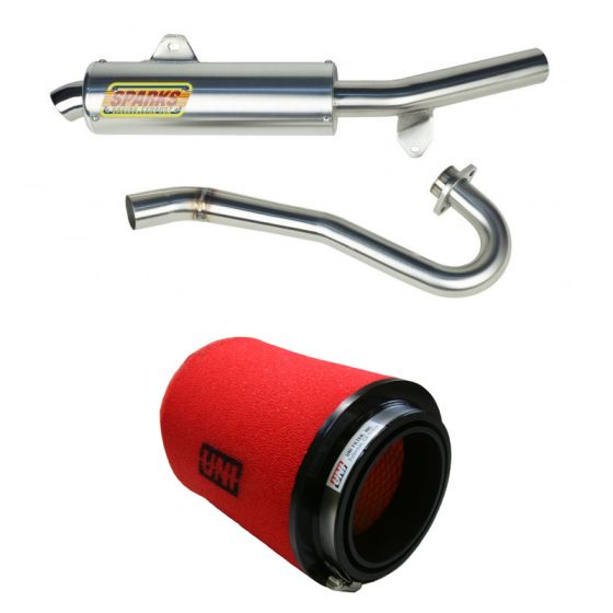 Buy Sparks Racing X6 Race Core Exhaust Uni Dual Stage Air Filter Honda TRX450R 06-15 by Sparks Racing for only $627.95 at Racingpowersports.com, Main Website.