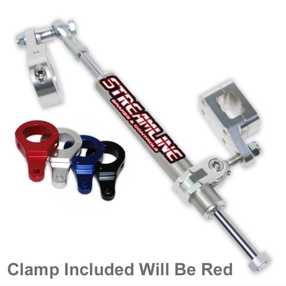 Buy Streamline 11 Way Steering Stabilizer Rebuildable Yamaha RAPTOR 660 01-05 Red by Streamline for only $159.99 at Racingpowersports.com, Main Website.
