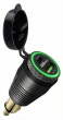 Buy Racingpowersports 30W DIN Power Adapter plug USB 3.0 12V-24V BMW Ducati Green by RacingPowerSports for only $19.49 at Racingpowersports.com, Main Website.
