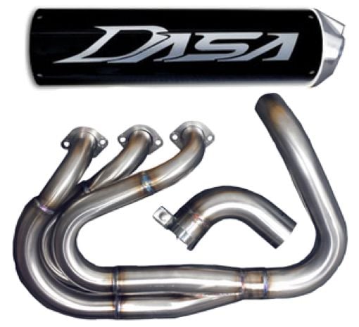 Buy Dasa Exhaust Full System Yamaha YXZ1000R 2016-2025 Black/Brush/Grey by Dasa Racing for only $1,199.95 at Racingpowersports.com, Main Website.