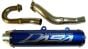 Buy Dasa Exhaust Full System Clasic Ed. Yamaha YFZ450R Blue/Brush/Grey by Dasa Racing for only $679.95 at Racingpowersports.com, Main Website.
