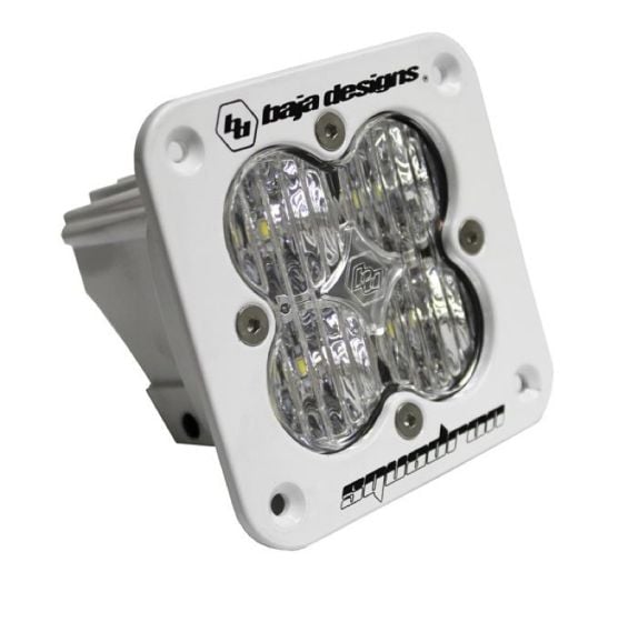 Buy Baja Designs Squadron Sport Flush Mnt White Universal LED Light Wide Cornering by Baja Designs for only $152.95 at Racingpowersports.com, Main Website.