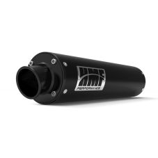 Buy HMF Slip On Exhaust for Kawasaki Brute Force 750 12-14 Black w/Black Turn Down by HMF Exhaust for only $529.95 at Racingpowersports.com, Main Website.