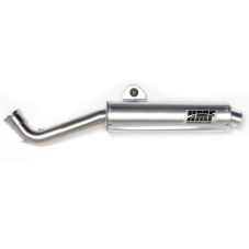 Buy HMF Slip On Exhaust for Yamaha Grizzly/Kodiak 700 14-25 Brushed w/Turn Down by HMF Exhaust for only $399.95 at Racingpowersports.com, Main Website.