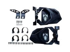 Buy Chupacabra Cuero Race Black Mirror Pair + 1.75" Clamp by Chupacabra Offroad for only $349.99 at Racingpowersports.com, Main Website.
