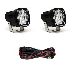 Buy Baja Designs S1 Wide Cornering LED Light with Mounting Bracket Pair by Baja Designs for only $259.95 at Racingpowersports.com, Main Website.