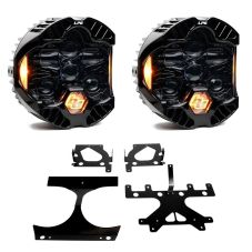 Buy Baja Designs DOT LP6 LED Headlight Kit 2015-2024 Harley Road Glide Amber by Baja Designs for only $1,319.95 at Racingpowersports.com, Main Website.