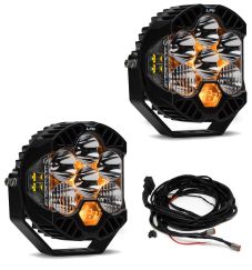 Buy Baja Designs Jeep JL JT Rubicon Steel Bumper LED Light Kit LP6 w Upfitter by Baja Designs for only $1,159.95 at Racingpowersports.com, Main Website.