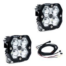 Buy Baja Designs LED Auxiliary Lt Pod Clear Spot Pro Squadron 2.0 Pair Black by Baja Designs for only $487.95 at Racingpowersports.com, Main Website.