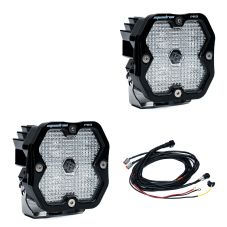 Buy Baja Designs LED Lt Pod Clear Work Scene Pro Squadron 2.0 Pair Black 49-7806-2 by Baja Designs for only $487.95 at Racingpowersports.com, Main Website.