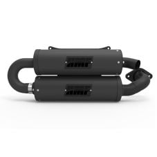 Buy HMF Twin Loop Titan-QS Exhaust for Polaris RZR S 1000/General 15-24 Gun Metal by HMF Exhaust for only $1,099.95 at Racingpowersports.com, Main Website.