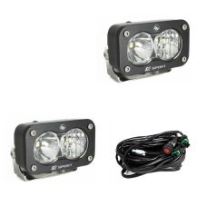 Buy Baja Designs LED Work Light Clear Lens Driving Combo Pattern Pair S2 Sport by Baja Designs for only $236.95 at Racingpowersports.com, Main Website.