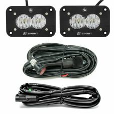 Buy Baja Designs LED Work Lt Clear Lens Wide Cornering Pattern Flush Mount S2 Sport by Baja Designs for only $360.95 at Racingpowersports.com, Main Website.