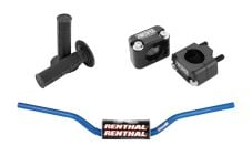 Buy Renthal Fatbar High Bend Blue Handlebar Clamp Grips Kit MX KTM SX/f Suzuki RM/z by Renthal for only $218.95 at Racingpowersports.com, Main Website.