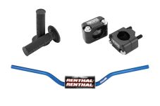 Buy Renthal Fatbar High Bend Blue Handlebar Clamp Grips MX KTM SX125 / SX450 2015 by Renthal for only $218.95 at Racingpowersports.com, Main Website.