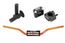 Buy Renthal Fatbar High Bend Orange Handlebar Clamp Grips MX KTM SX125 / SX450 2015 by Renthal for only $218.95 at Racingpowersports.com, Main Website.
