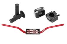 Buy Renthal Fatbar High Bend Red Handlebar Clamp Grips MX Honda CR/f Kawasaki KX/f by Renthal for only $218.95 at Racingpowersports.com, Main Website.