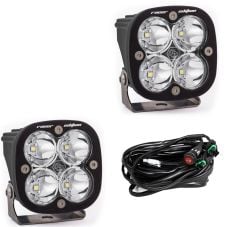 Buy Baja Designs LED Light Pods Clear Lens Spot Pair Squadron Racer Edition by Baja Designs for only $537.95 at Racingpowersports.com, Main Website.