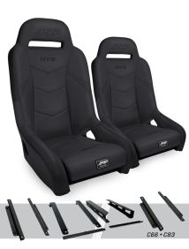 Buy PRP Seats GT3 Suspension Seats Kit for Can-Am - Black - A7301-PORXP-C91-201 by PRP Seats for only $1,999.99 at Racingpowersports.com, Main Website.