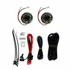 Buy KC Hilites Cyclone V2 LED - 2-Light Universal Under Hood Lighting System - 5W Flood Beam by KC Hilites for only $104.99 at Racingpowersports.com, Main Website.
