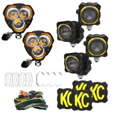 Buy KC Hilites Hybrid Front Bumper LED Light Kit - Off-Road System by KC Hilites for only $1,475.69 at Racingpowersports.com, Main Website.
