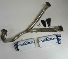 Buy Empire Industries Exhaust Full Dual System SUZ DRZ 400 ALL White by Empire Industries for only $1,189.00 at Racingpowersports.com, Main Website.