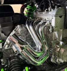 Buy Gibson Performance for KAWASAKI TERYX H2 4 FULL EXHAUST, CHROME CERAMIC #99011 by RacingPowerSports for only $1,634.96 at Racingpowersports.com, Main Website.