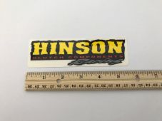 Buy Hinson Racing Clutch Decal Emblem Logo Sticker Size 5.6" X 1.7" by Hinson Racing for only $6.95 at Racingpowersports.com, Main Website.