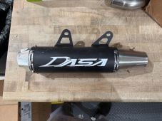 Buy Dasa Exhaust Full System PHX-24 Ed. Raptor 700 2015+ Black/Brush/White OPEN BOX by Dasa Racing for only $549.95 at Racingpowersports.com, Main Website.