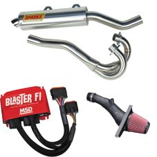 Buy Sparks Racing X6 Race Exhaust MSD Fuel Customs Intake Yamaha Raptor 700 06-14 by Sparks Racing for only $1,424.05 at Racingpowersports.com, Main Website.
