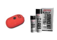 Buy UNI FILTER DUAL STAGE HONDA CRF250R / CRF450R / CRF450RX + Cleaning Kit by Uni Filter for only $46.49 at Racingpowersports.com, Main Website.