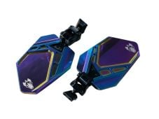 Buy Chupacabra Cuero Pro Oil Slick Mirror Pair No Clamp by Chupacabra Offroad for only $224.99 at Racingpowersports.com, Main Website.