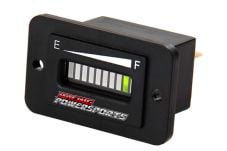Buy RacingPowerSports Lead-Acid Battery Meter Gauge 12/24v Golf Cart Scooter by RacingPowerSports for only $13.49 at Racingpowersports.com, Main Website.