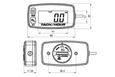 Buy RacingPowerSports Digital Tachometer Hour Meter Rpm Maintenance Reminder BLUE by RacingPowerSports for only $22.95 at Racingpowersports.com, Main Website.