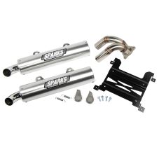 Buy Sparks Polaris 16+ RZR XP/XP4 Turbo X-6 Stainless Slip-On Exhaust System Bare by Sparks Racing for only $799.95 at Racingpowersports.com, Main Website.